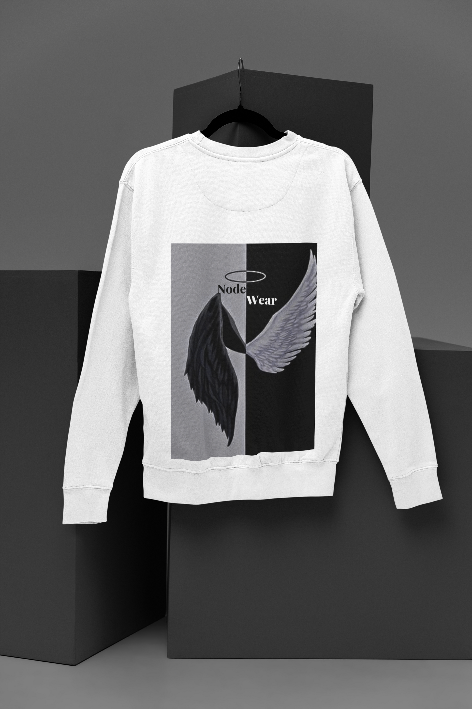 Angel and Devil wings Sweatshirt | NodeWear Premium Wear