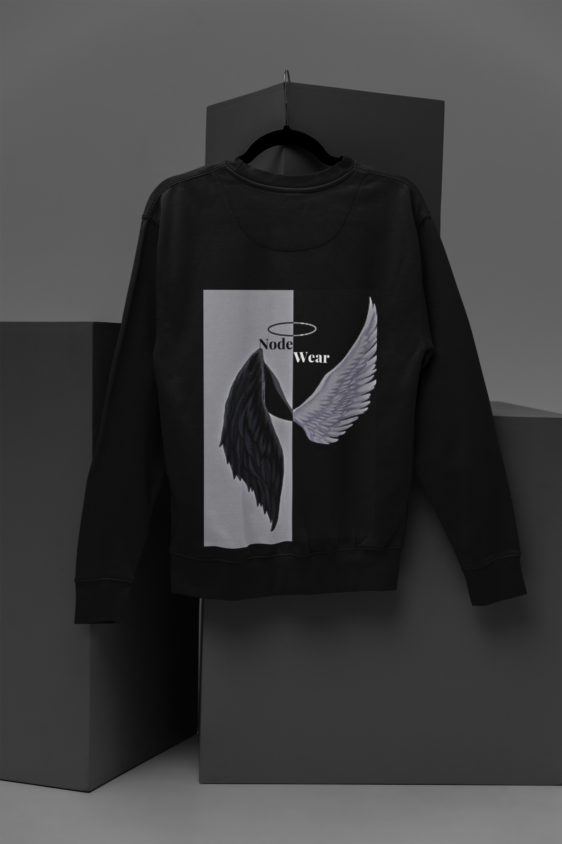 Angel and Devil wings Sweatshirt | NodeWear Premium Wear